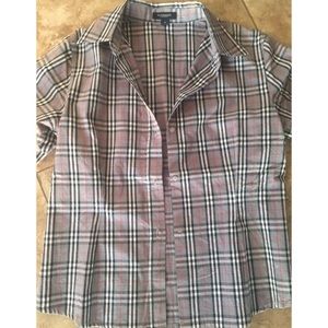 Burberry button up authentic