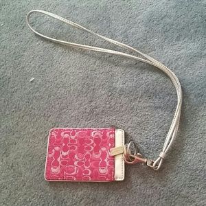 Coach lanyard