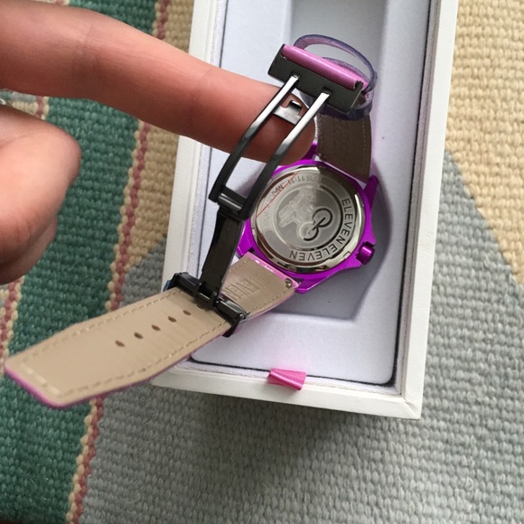 NIB Eleven Eleven Watch Purple Black Patent combo - Picture 2 of 4