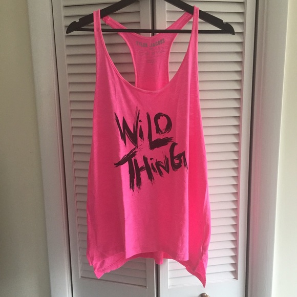 Feel The Piece Tops - Pink Racerback tank by Feel the Piece