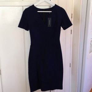 Banana Republic teal dress, size 6. NWT