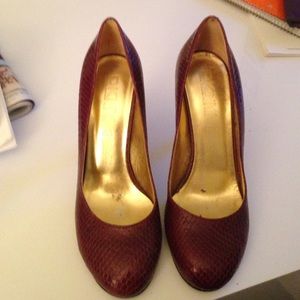 DKNY snakeskin heels