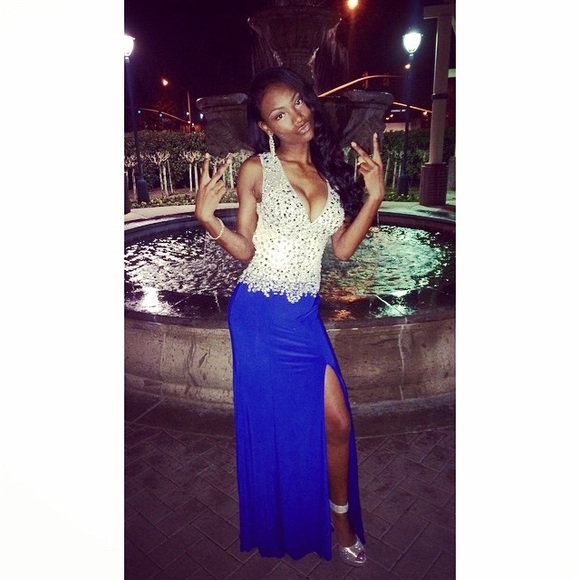 Sequined prom dress - Picture 1 of 2