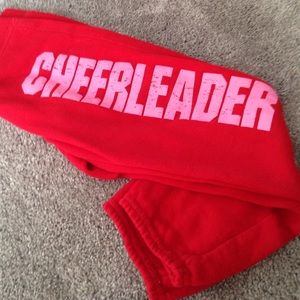 SOFFE Red cheerleader capris (kids size)