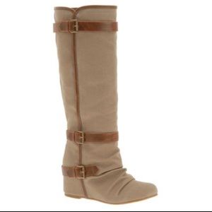 ALDO boots with built in wedge