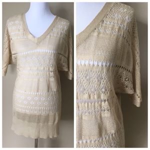 Knit beige Tunic/dress