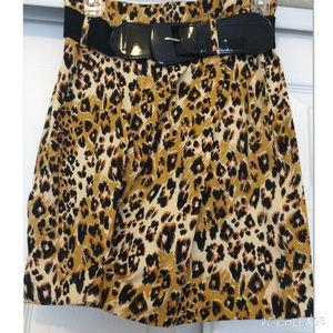 Cheetah Print Skirt