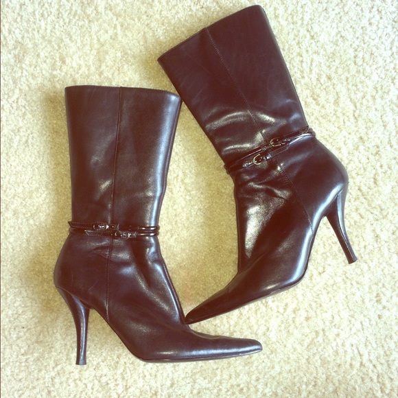 Nine West Leather Boots 💕