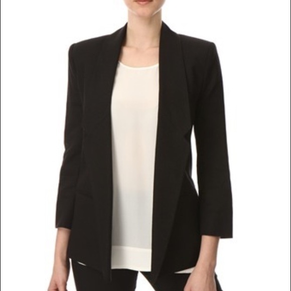 Black French Connection Knit Blazer