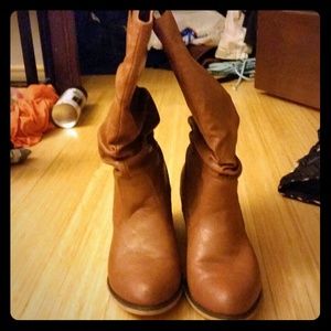 Faux leather Cowboy Boots