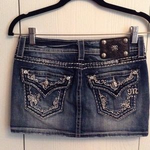 MISS ME ,  JEANS MINI SKIRT