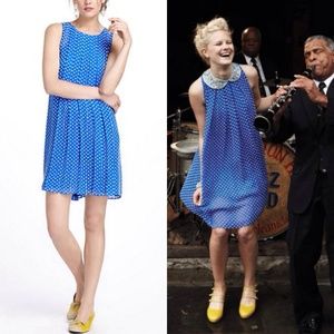 Anthropologie Flocked Speckle Dress