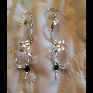 Sterling Silver Dangle Earrings..New Sterling Silver Dangle Earrings..New