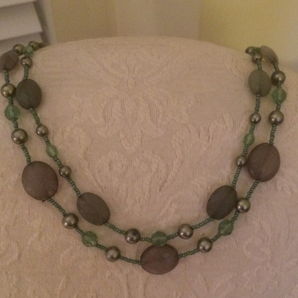 Double strand necklace