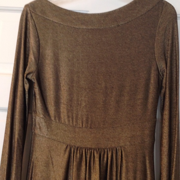 ABS gold dress. - Picture 3 of 4