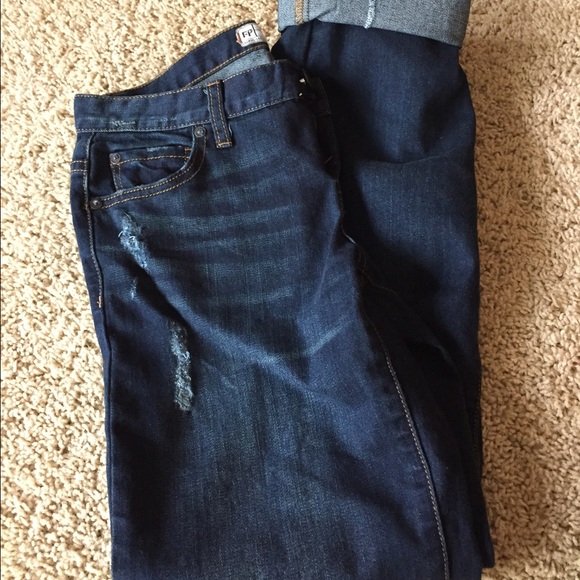 Free people cropped dark jeans size 25 new - Picture 3 of 4
