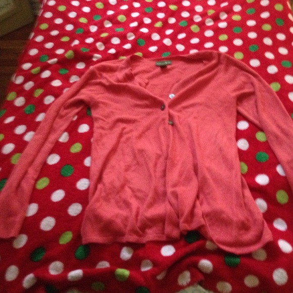 Coral sweater!