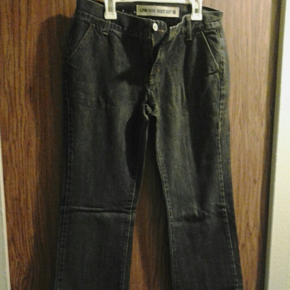 Gap low rise boot leg jeans darker then picture - Picture 1 of 3