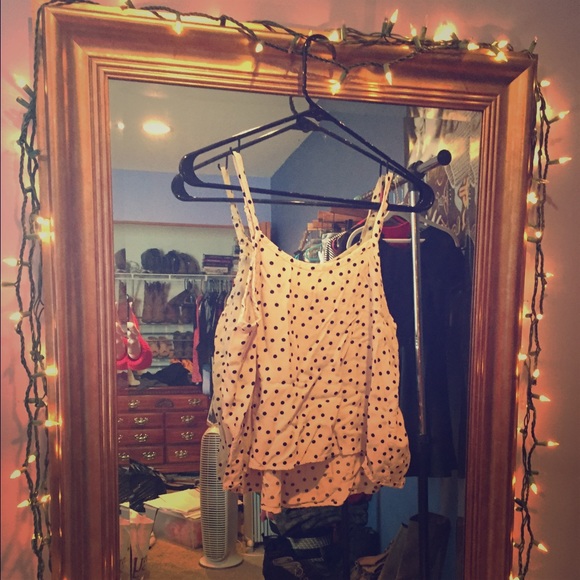 Polka dot crop top