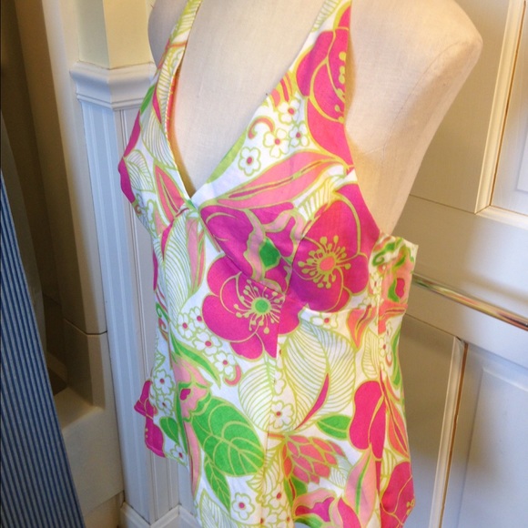 NWOT Carole Little Halter Top Size Large