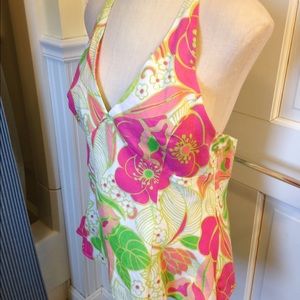 NWOT Carole Little Halter Top Size Large