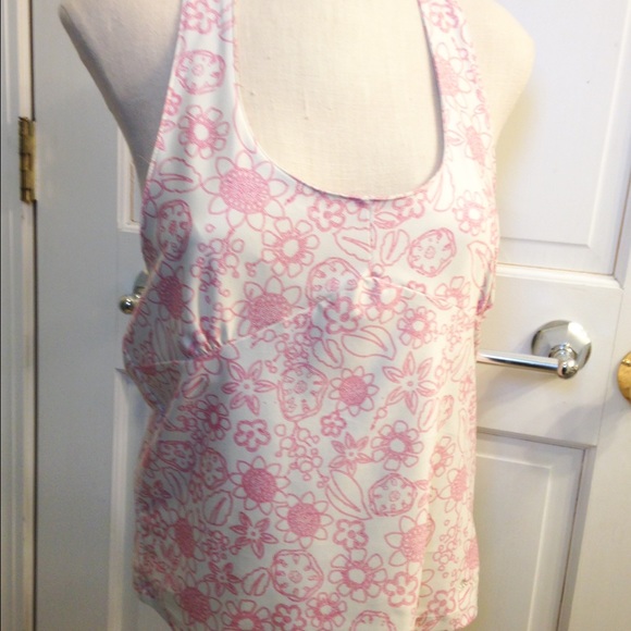 NWT Columbia Stretch Halter Built in Bra Sz Large