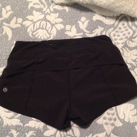 Black Lululemon Speed Shorts