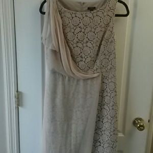 NWT Anne Taylor Silk and Lace Dress
