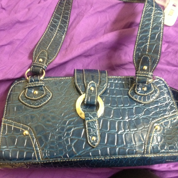 Aquamarine Rosetti purse