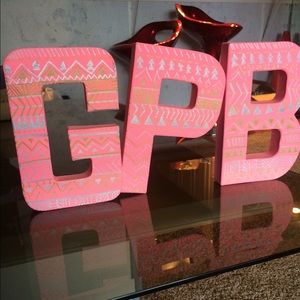 Gamma Phi Beta Block Letters