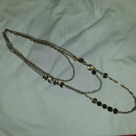 Gold fashion necklace