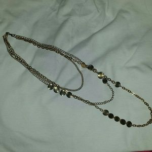 Gold fashion necklace