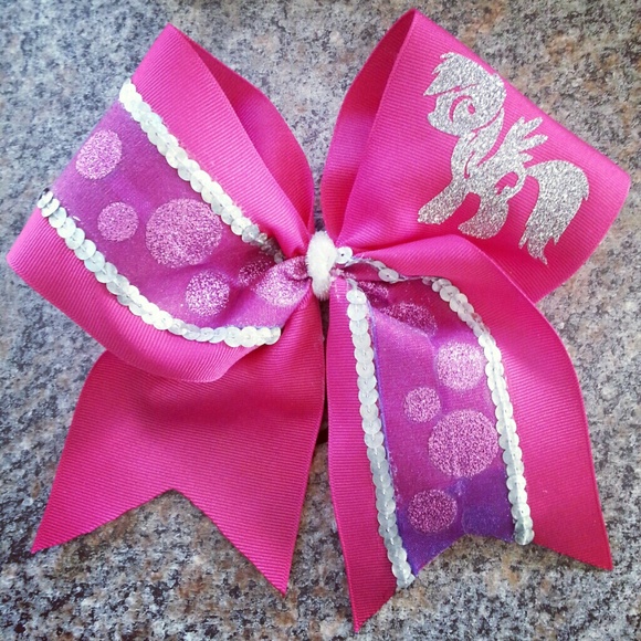 Price cutMade to order My little pony cheer bow!!!