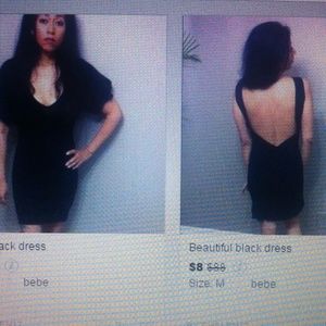 Bundle of three black dresses, Bebe top and Ny top