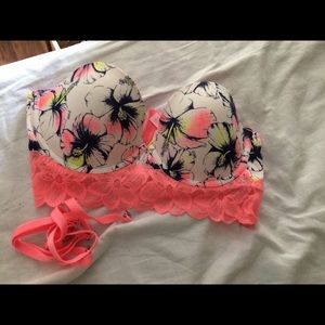 PINK lace bra