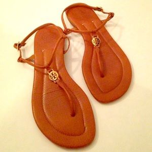 Tory Burch Emmy Sandals - Tan size 10 - LIKE NEW!