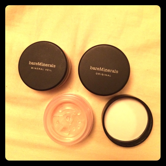 bareMinerals foundation and veil.