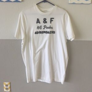 White A&F men's muscle shirt