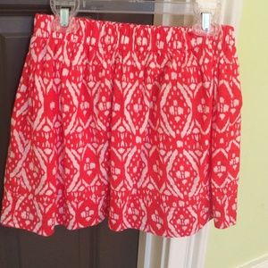 J crew tribal print skirt