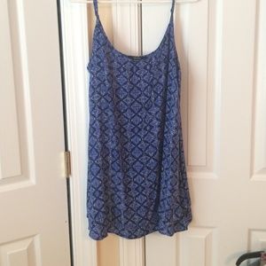 gorgeous blue designed sundress