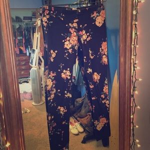 Floral leggings