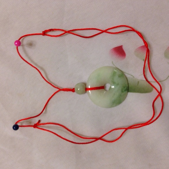 🌹The luck Jade buckle necklace is real jade,🌹