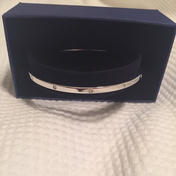 Swarovski Silver Bangle