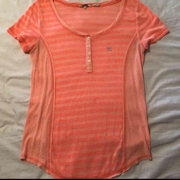 Miss Me Stripe Henley Tee