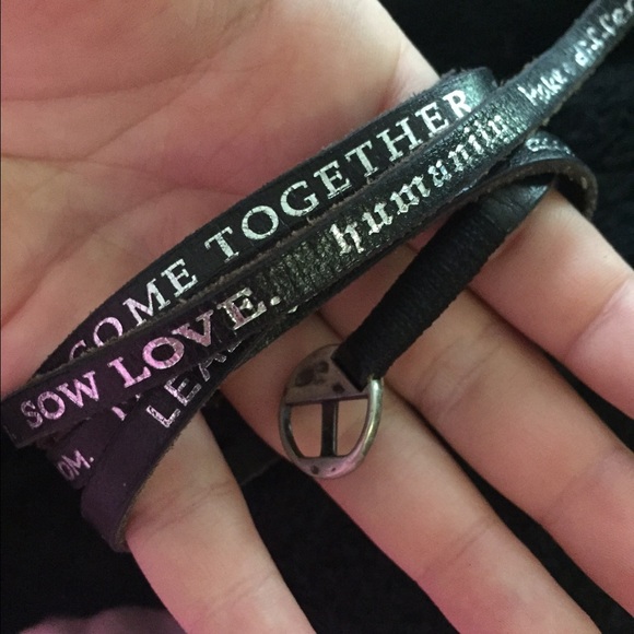 Black humanity bracelet