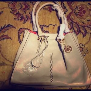 MK grey handbag