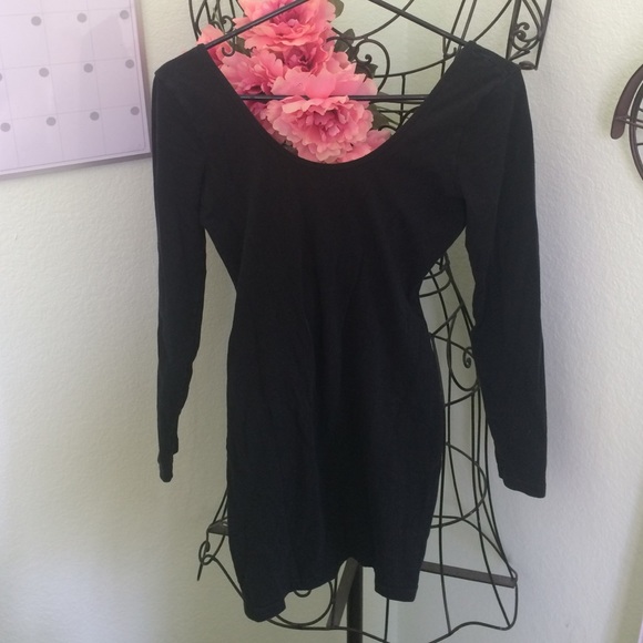 AMERICAN APPAREL Black Spandex Dress 💕 Size L