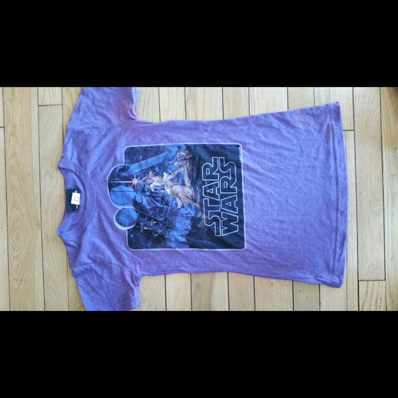 Purple star wars t-shirt