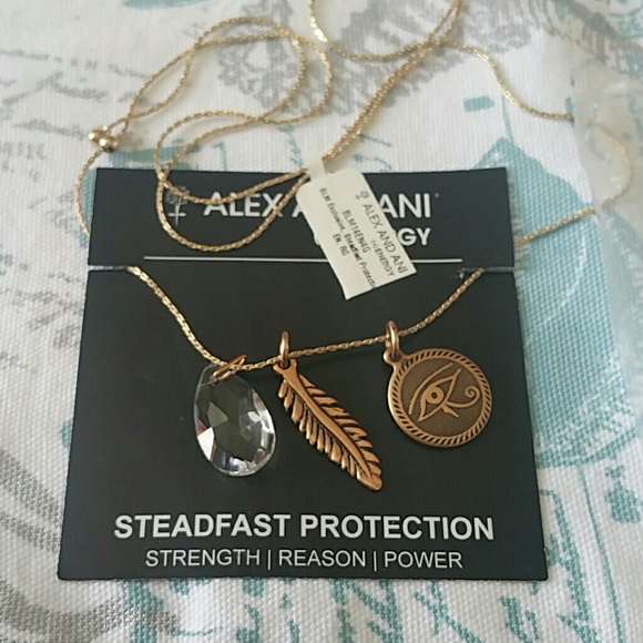 Alex and ani steadfast protection necklace