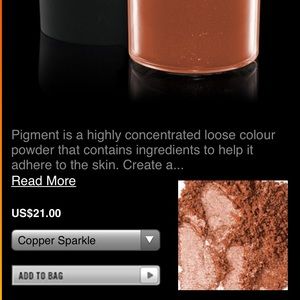 Mac Pigment in Copper Sparkle